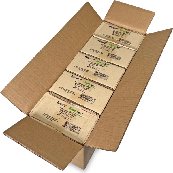 Mastercase of 3 x 4 .002 Minigrip Biodegradable Reclosable