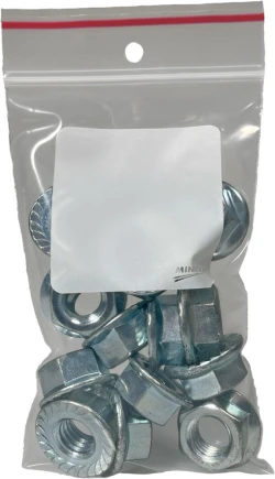 3" x 5" 4-Mil Minigrip Resealable Poly Bags with Whiteblock and Hanghole