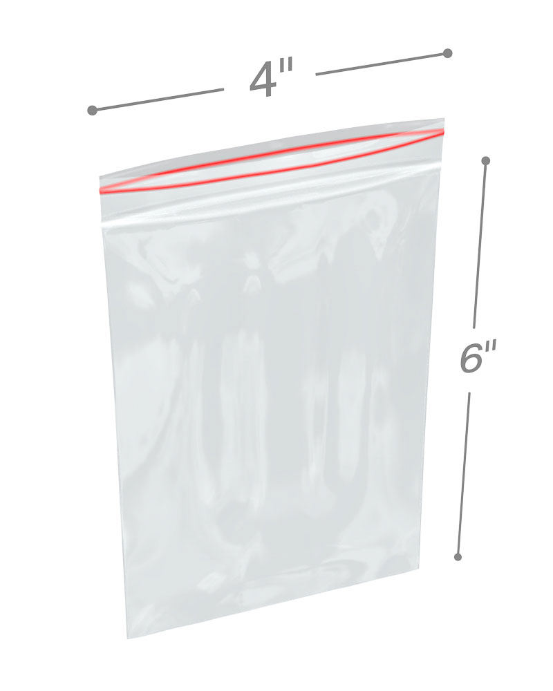 4x6 6Mil Minigrip Reclosable Plastic Bags