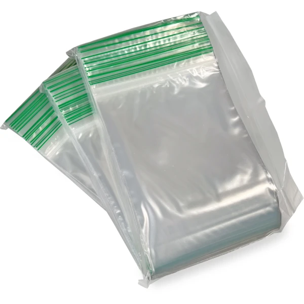 5 x 7 2 Mil Minigrip Greenline Biodegradable Reclosable Bags Innerpacks Innerpacks of 5 x 7 .002 Minigrip Biodegradable Reclosable