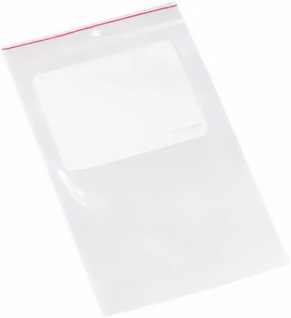 5 x 8 4-Mil Minigrip Resealable Poly Bags with Whiteblock and Hanghole 5x8 4-Mil Whiteblock Reclosable Plastic Bags with Hanghole