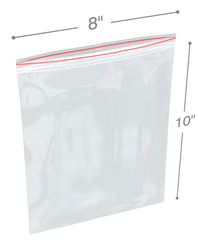 Flat bag recyclable with gripclosure 80 mm x 130 mm Grey