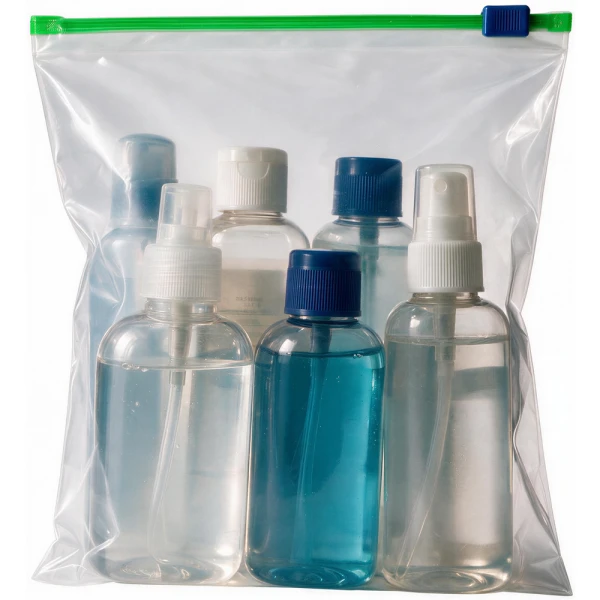 8x7 2.7 Mil 1-Quart Size SliderGrip Zipper Bags 8x7 1-Quart Size SliderGrip zipper bags