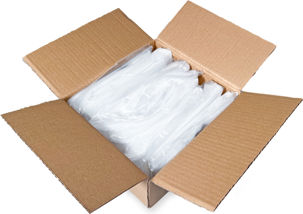 Case of 3 x 6 Clearzip Locking Top Bags 2 Mil