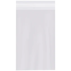 Flat Resealable Poly Bags Lip and Tape Bags