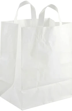 14" x 11.5" x 12" x 11.5" Fast Take Soft Loop Handle Takeout Bag