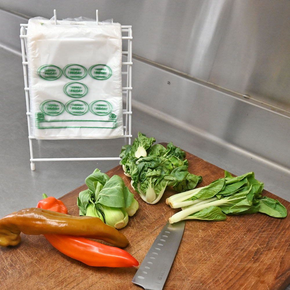 6.5 x 7 + 1.75 + 1.75 Saddle Pack Portion Control Bags Printed Friday