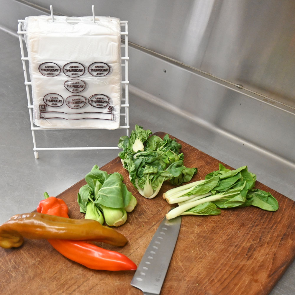 6.5 x 7 + 1.75 + 1.75 Saddle Pack Portion Control Bags Printed Thursday