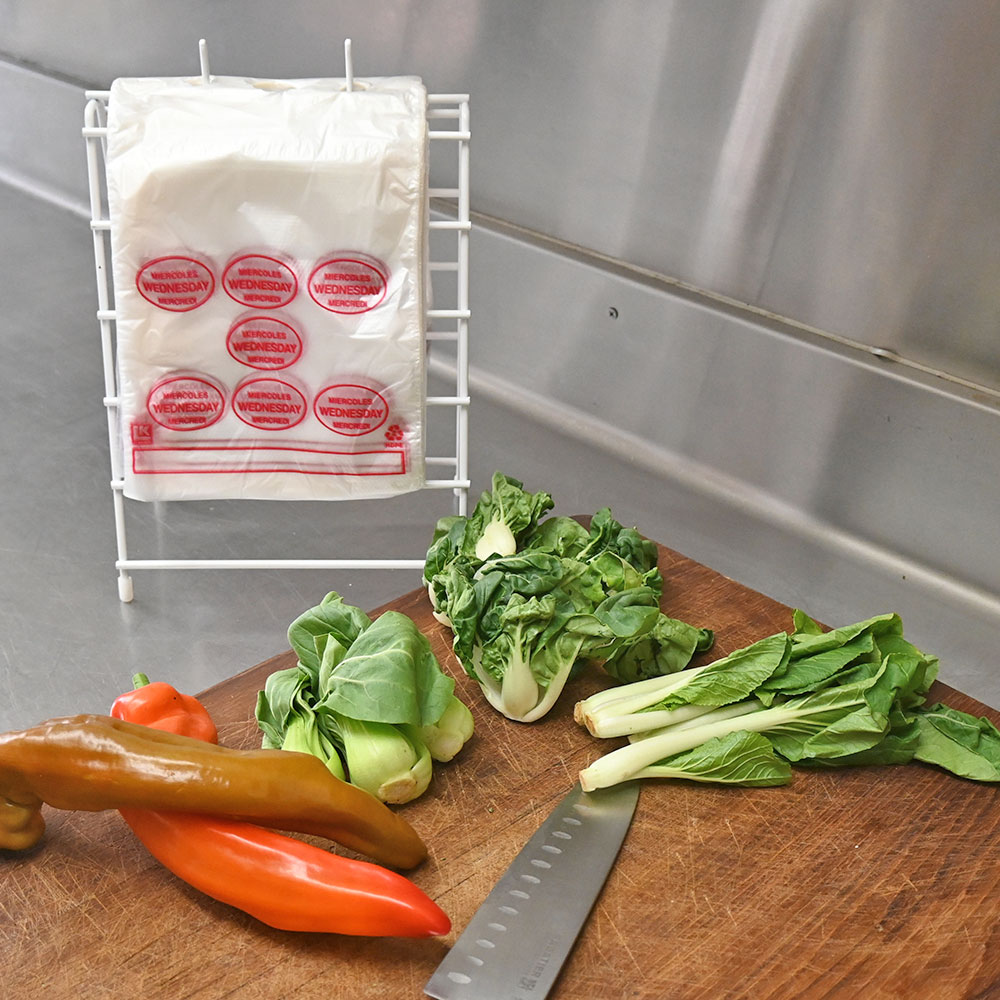 6.5 x 7 + 1.75 + 1.75 Saddle Pack Portion Control Bags Printed Wednesday