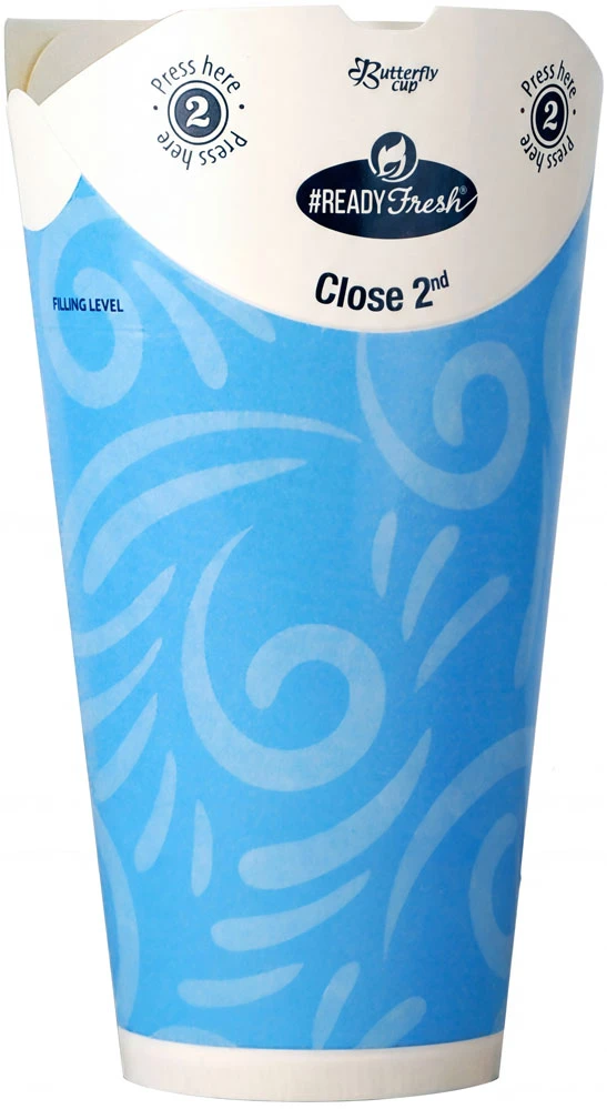 24 oz Cold Butterfly Cup Open Open 24 oz Cold Butterfly Cup