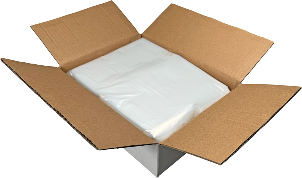 Case of 66 x 54 Disposable Plastic Tablecloth Clear