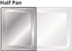 Half buffet pan
