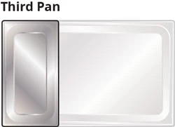 Third-size buffet pan