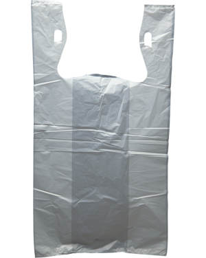 11.5x21 White T-Shirt Bag
