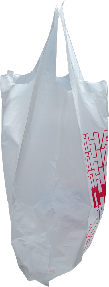 10 x 5 x 18 Thank You Shopping Bag Side Gusset