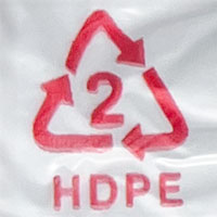 Suffocation Warning of 10 x 5 x 18 HDPE Plastic Large Thank You Take Out Bags