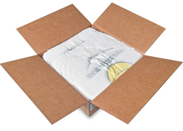 11.5 x 6.5 x 20 Smiley Face Thank You Shopping Bags Case Case of 11.5 x 6.5 x 20 HDPE Plastic Thank You Smiley Face Take Out Bags