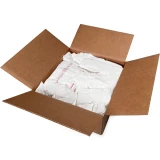 Case of 11.5 x 6.5 x 21 Thank You Carry Out T-Shirt Bags 0.6 Mil