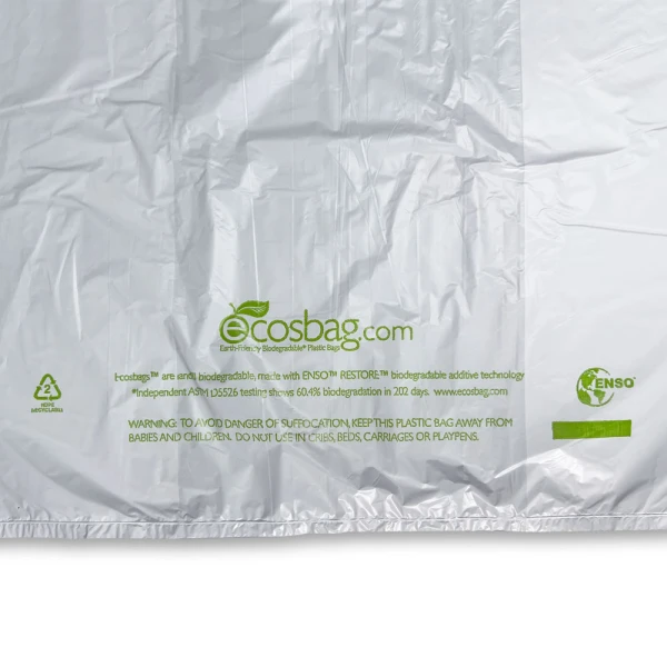 Suffocation Warning of 11.5 x 6.5 x 21 Earth Friendly T-Shirt Bags 11.5 x 6.5 x 21 Earth Friendly 0.65 Mil T-Shirt Carry Out Bags Suffoication Warning