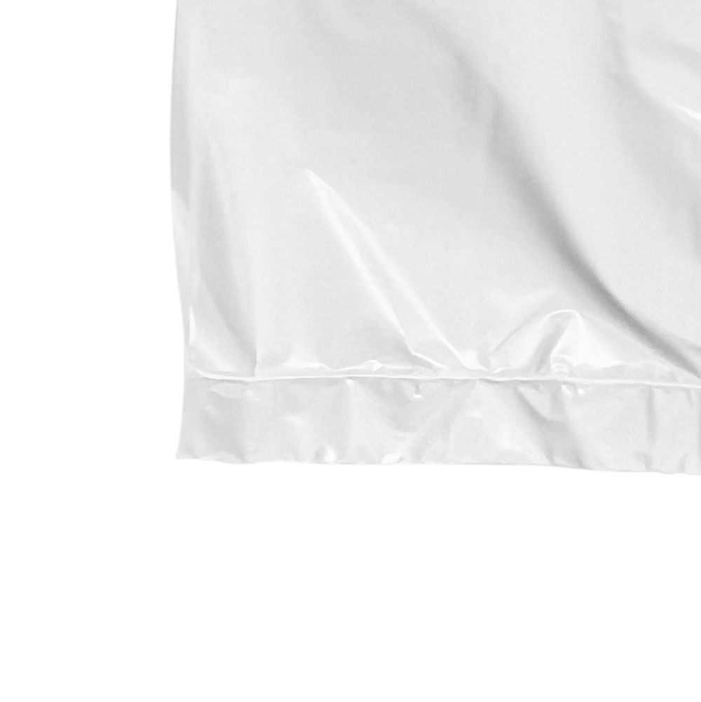 11.5 x 6.5 x 21 HDPE Plastic T-Shirt Carry Out Bags Bottom Seal