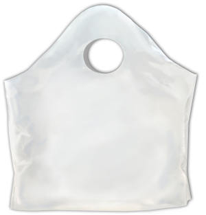 12 x 12 + 3 Clear Superwave Carry Out Wave Top Bag