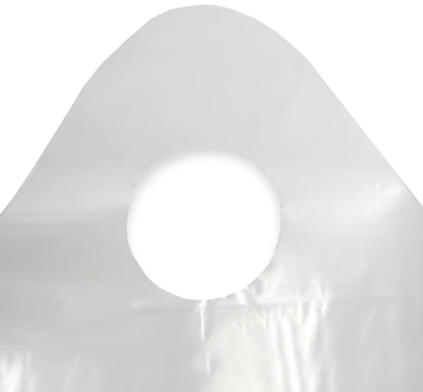 Handle of 12 x 12 + 3 Super Wave Plastic Restaurant Bags