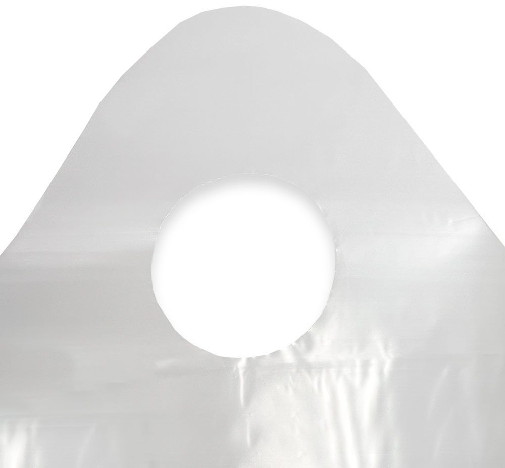 Handle of 12 x 12 + 3 Super Wave Plastic Restaurant Bags