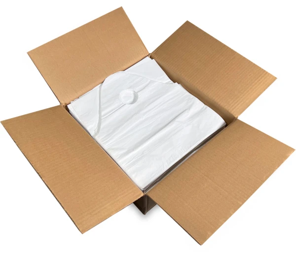 12 x 13 + 5 BG Super Wave Top Carry Out Bags 1.2 Mil Case Case 12 x 13 + 5 Super Wave Plastic Restaurant Bags