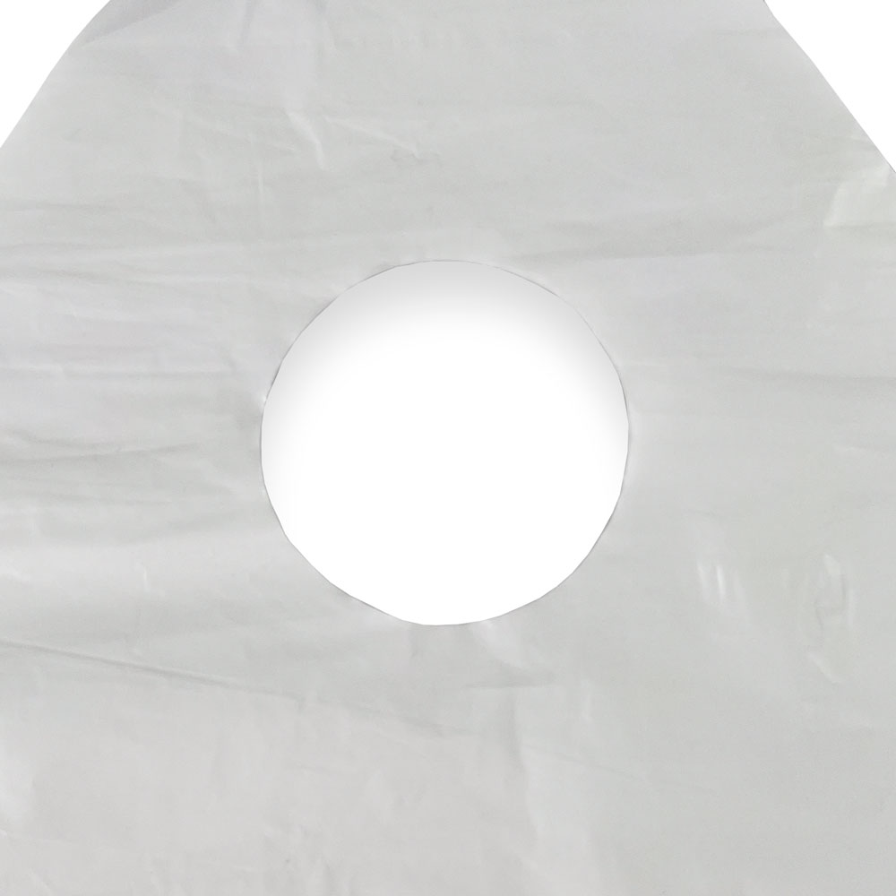 12 x 13 + 5 Super Wave Plastic Restaurant Bags Handle