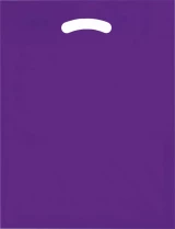 Purple 12 x 15 + 3 2.5 Mil Retail Shopping Bags