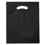 12 x 15 Black Die Cut Handle Bags