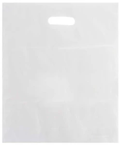 12" x 15" + 3" 3 Mil Clear Eco Friendly Shopping Bags