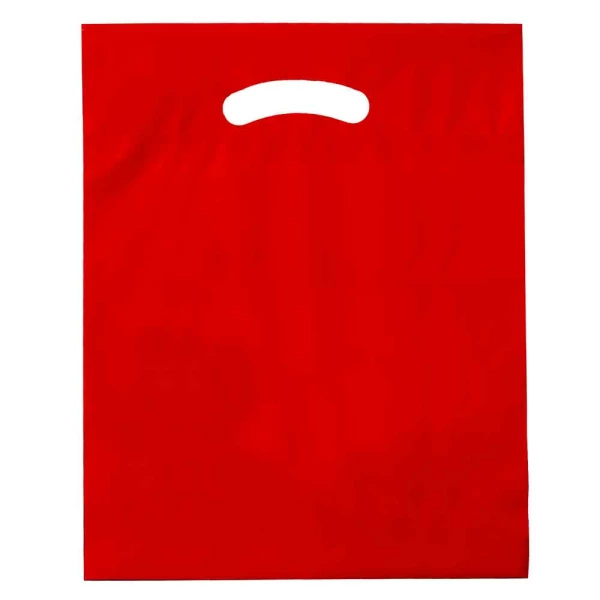 12 x 15 Red Die Cut Handle Bags