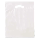 12 x 15 White Die Cut Handle Bags