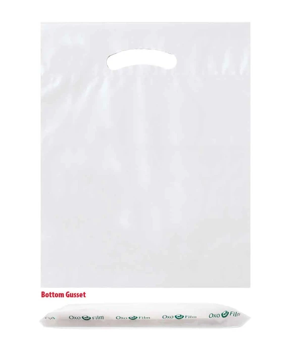 12 x 16 Die Cut Handle Bags 12 x 16 White Die Cut Handle Bags