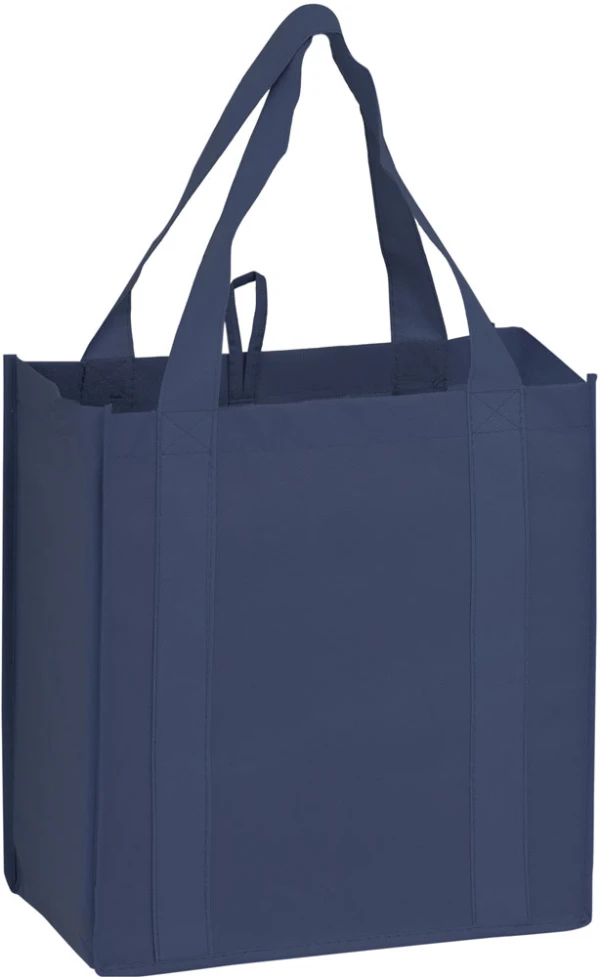 12 x 8 x 13 Heavy Duty Non Woven Grocery Tote 12 x 8 x 13 +8 Heavy Duty Non Woven Grocery Tote