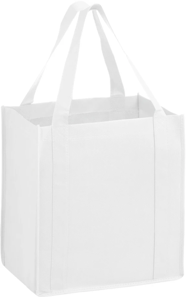 12 x 8 x 13 Heavy Duty Non Woven Grocery Tote 12 x 8 x 13 +8 Heavy Duty Non Woven Grocery Tote