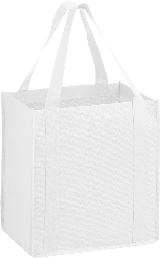12 x 8 x 13 +8 Heavy Duty Non Woven Grocery Tote