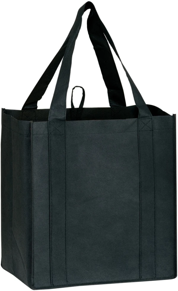 12 x 8 x 13 Heavy Duty Non Woven Grocery Tote 12 x 8 x 13 +8 Heavy Duty Non Woven Grocery Tote