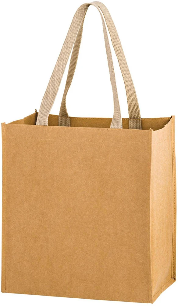 12 x 8 x 13 + 8 Washable Paper Tote 12 x 8 x 13 + 8 Washable Paper Tote