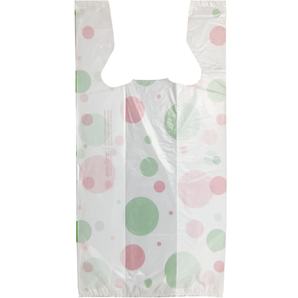 12 x 7 x 22 Dots T-Shirt Holiday Shopping Bags Back Back 12 x 7 x 22 Dots T-Shirt Holiday Shopping Bags with No Dots