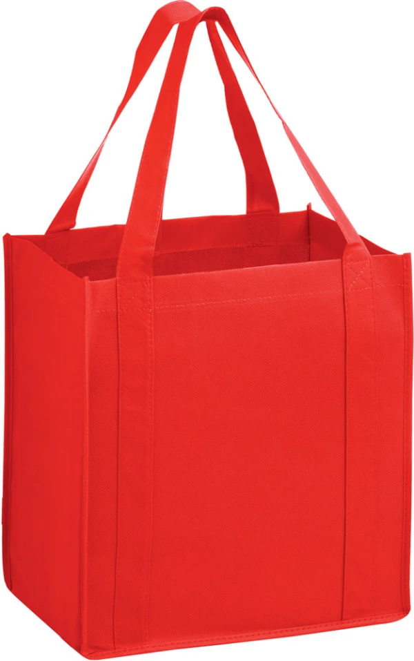 12 x 8 x 13 Heavy Duty Non Woven Grocery Tote 12 x 8 x 13 +8 Heavy Duty Non Woven Grocery Tote