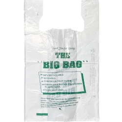 13" x 8" x 22" Thank You Shopping Bags 0.65 Mil
