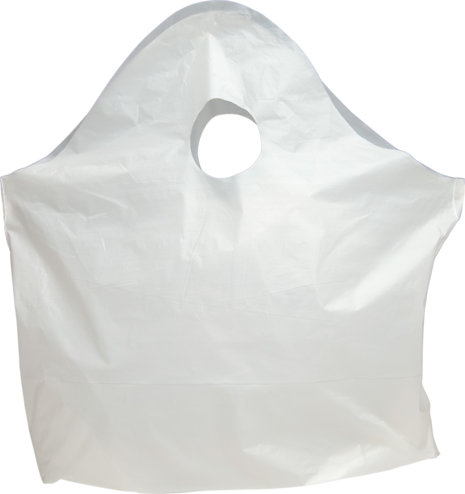 15" x 14" + 5" Super Wave Top Handle Plastic Bags 1.2 mil