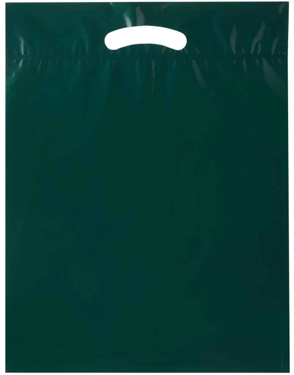 15x19+3 2.5 Mil Hunter Green Retail Shopping Bags Hunter Green 15x19+3 2.5 Mil Hunt Retail Shopping Bags