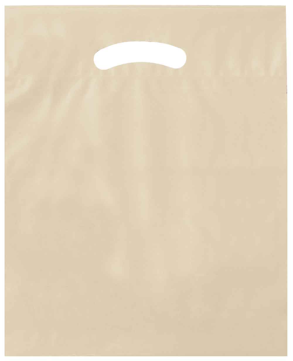 Ivory 15x19+3 2.5 Mil Ivory Retail Shopping Bags