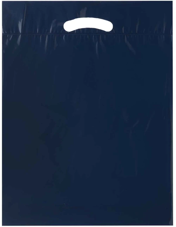 15x19+3 2.5 Mil Navy Blue Retail Shopping Bags Navy Blue 15x19+3 2.5 Mil Retail Shopping Bags