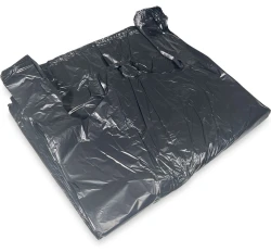 Black T-Shirt Bags High Density 15