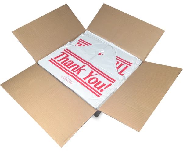 18 x 16 + 9 BG Super Wave Top Carry Out Bags 1.25 Mil Case Case of 18 x 16 + 9 Super Wave Plastic Restaurant Bags