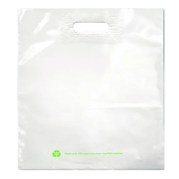 18 x 19 + 4 Post Consumer Recycled Merchandise Bags